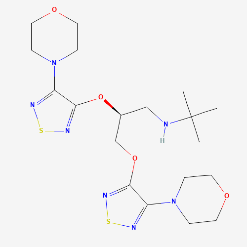 1391068-18-0 2-[4-(4-Morpholinyl)-1,2,5-thiadiazol-3-yl] (S)-(-)-Timolol Ether chemical structure