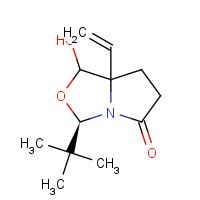1214741-21-5 (3R,7aR)-3-tert-butyl-7a-ethenyl-1-hydroxy-1,3,6,7-tetrahydropyrrolo[1,2-c][1,3]oxazol-5-one chemical structure