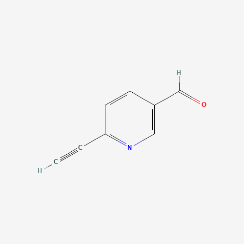 1047627-04-2 6-ethynylpyridine-3-carbaldehyde chemical structure