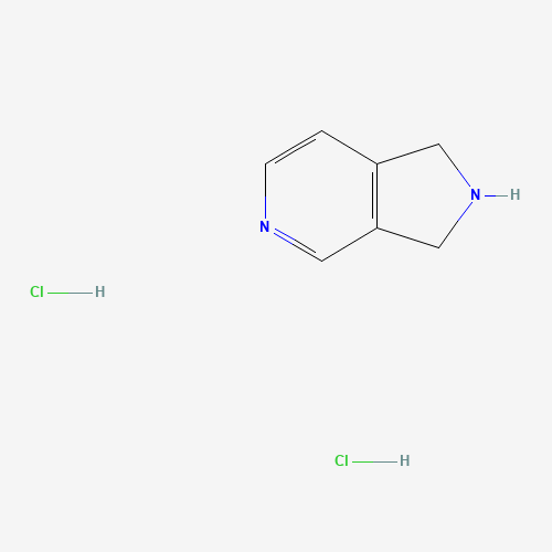 6000-50-6 2,3-dihydro-1H-pyrrolo[3,4-c]pyridine dihydrochloride chemical structure