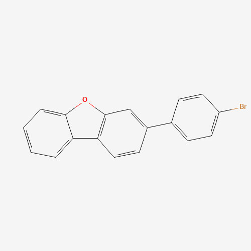 1613081-41-6 Dibenzofuran, 3-(4-bromophenyl) chemical structure