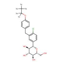 1204219-80-6 Dapagliflozin D5 chemical structure