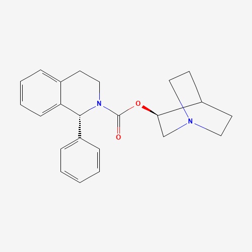 774517-20-3 (1R)-(3S)-1-Azabicyclo[2.2.2]oct-3-yl 3,4-Dihydro-1-phenyl-2(1H)-isoquinoline carboxylate chemical structure