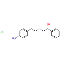 521284-22-0 (1R)-2-[2-(4-aminophenyl)ethylamino]-1-phenylethanol;hydrochloride chemical structure
