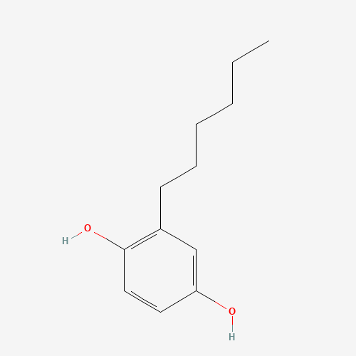4197-72-2 2-hexylbenzene-1,4-diol chemical structure