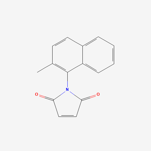 70017-56-0 1-(2-methylnaphthalen-1-yl)pyrrole-2,5-dione chemical structure