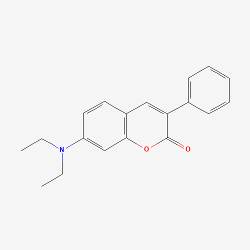 84865-19-0 7-DIETHYLAMINO-3-PHENYLCOUMARIN chemical structure