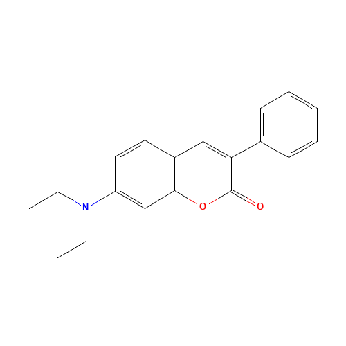 84865-19-0 7-DIETHYLAMINO-3-PHENYLCOUMARIN chemical structure