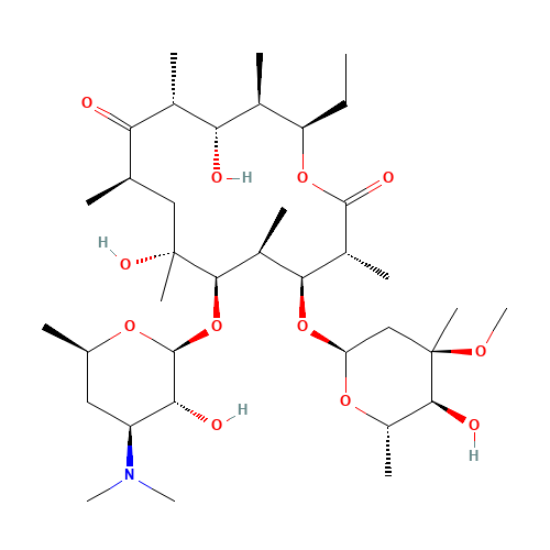 527-75-3 Erythromycin B chemical structure