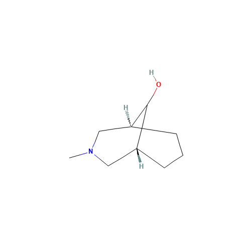 13962-79-3 (1R,5S,9-anti)-3-Methyl-3-azabicyclo[3.3.1]nonane-9-ol chemical structure