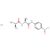 50450-81-2 (2S)-2-amino-N-[(2S)-1-(4-nitroanilino)-1-oxopropan-2-yl]propanamide;hydrochloride chemical structure