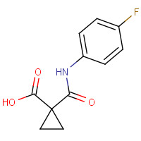 849217-48-7 1-[(4-fluorophenyl)carbamoyl]cyclopropane-1-carboxylic acid chemical structure