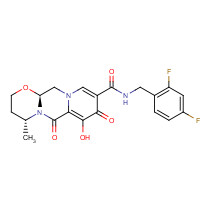 1051375-16-6 (4R,12aS)-N-[(2,4-difluorophenyl)methyl]-3,4,6,8,12,12a-hexahydro-7-hydroxy-4-methyl-6,8-dioxo-2H-pyrido[1’,2’:4,5]pyrazino[2,1-b][1,3]oxazine-9-carboxamide chemical structure