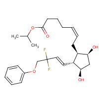 209860-87-7 propan-2-yl (Z)-7-[(1R,2R,3R,5S)-2-[(E)-3,3-difluoro-4-phenoxybut-1-enyl]-3,5-dihydroxycyclopentyl]hept-5-enoate chemical structure