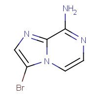 117718-92-0 3-bromoimidazo[1,2-a]pyrazin-8-amine chemical structure