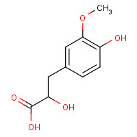 2475-56-1 2-hydroxy-3-(4-hydroxy-3-methoxyphenyl)propanoic acid chemical structure