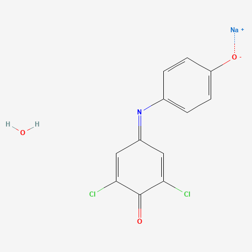 1266615-56-8 sodium;4-[(3,5-dichloro-4-oxocyclohexa-2,5-dien-1-ylidene)amino]phenolate;dihydrate chemical structure