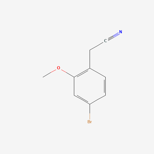 858523-37-2 (4-Bromo-2-methoxyphenyl) acetonitrile chemical structure