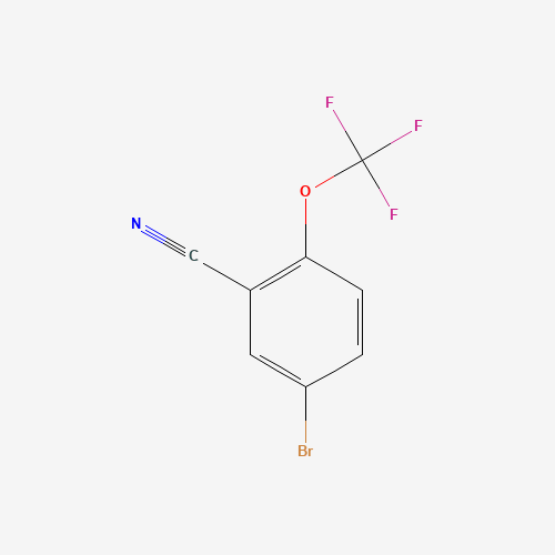 1210906-15-2 5-bromo-2-(trifluoromethoxy)benzonitrile chemical structure