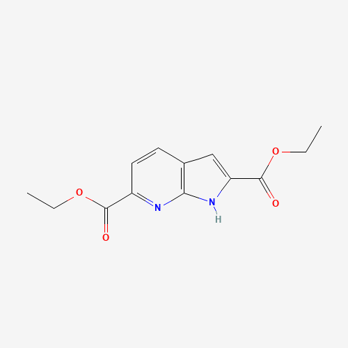 1311569-08-0 diethyl 1H-pyrrolo[2,3-b]pyridine-2,6-dicarboxylate chemical structure
