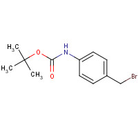 239074-27-2 tert-butyl N-[4-(bromomethyl)phenyl]carbamate chemical structure