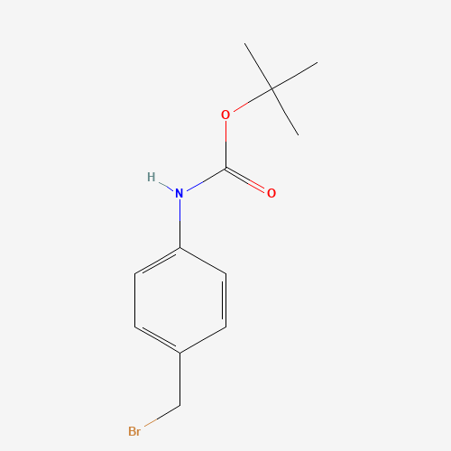 239074-27-2 tert-butyl N-[4-(bromomethyl)phenyl]carbamate chemical structure