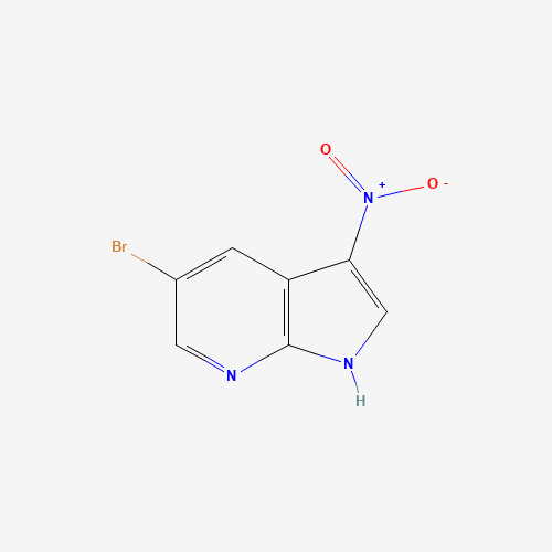 507462-26-2 5-Bromo-3-nitro-1H-pyrrolo[2,3-b]pyridine chemical structure