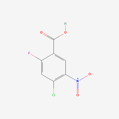 35112-05-1 4-chloro-2-fluoro-5-nitrobenzoic acid chemical structure