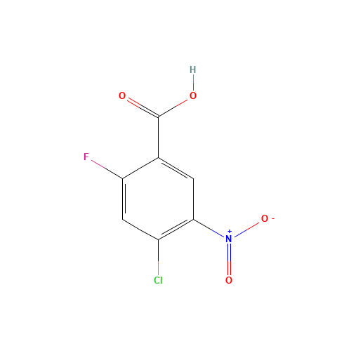 35112-05-1 4-chloro-2-fluoro-5-nitrobenzoic acid chemical structure