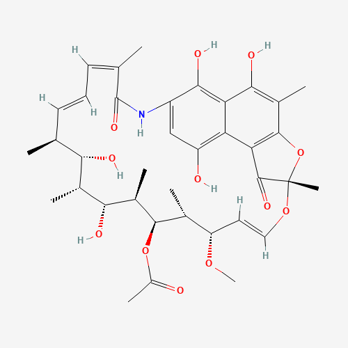 6998-60-3 Rifamycin SV chemical structure