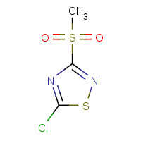 88982-72-3 5-chloro-3-methylsulfonyl-1,2,4-thiadiazole chemical structure