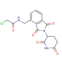444287-49-4 2-chloro-N-[[2-(2,6-dioxopiperidin-3-yl)-1,3-dioxoisoindol-4-yl]methyl]acetamide chemical structure