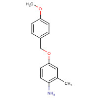 1016502-66-1 4-[(4-methoxyphenyl)methoxy]-2-methylaniline chemical structure