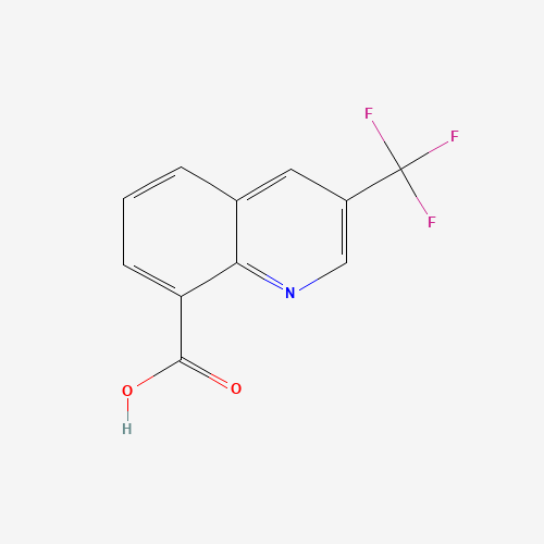 588702-66-3 3-(trifluoromethyl)quinoline-8-carboxylic acid chemical structure