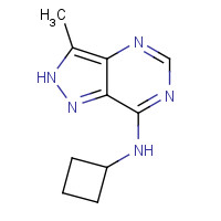 790666-34-1 N-cyclobutyl-3-methyl-2H-pyrazolo[4,3-d]pyrimidin-7-amine chemical structure