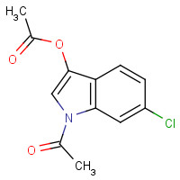 108761-33-7 (1-acetyl-6-chloroindol-3-yl) acetate chemical structure