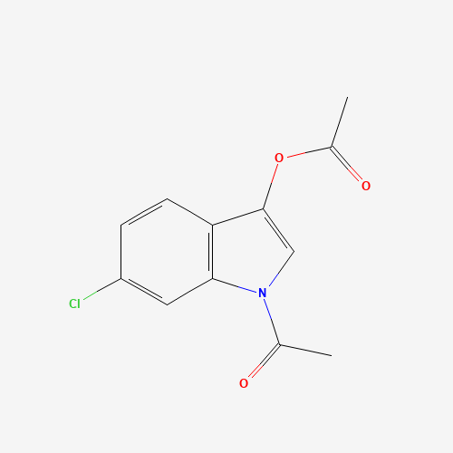 108761-33-7 (1-acetyl-6-chloroindol-3-yl) acetate chemical structure
