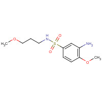 23119-00-8 3-amino-4-methoxy-N-(3-methoxypropyl)benzenesulfonamide chemical structure