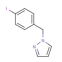 143128-30-7 1-[(4-iodophenyl)methyl]pyrazole chemical structure