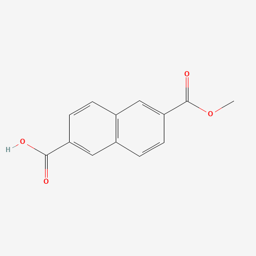7568-08-3 6-methoxycarbonylnaphthalene-2-carboxylic acid chemical structure