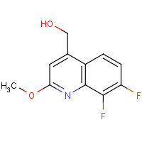 1125702-54-6 (7,8-difluoro-2-methoxyquinolin-4-yl)methanol chemical structure