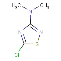 41248-08-2 5-chloro-N,N-dimethyl-1,2,4-thiadiazol-3-amine chemical structure