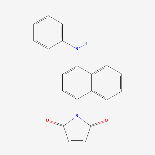 50539-45-2 1-(4-anilinonaphthalen-1-yl)pyrrole-2,5-dione chemical structure