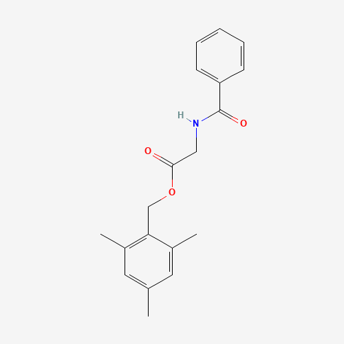 6645-32-5 (2,4,6-trimethylphenyl)methyl 2-benzamidoacetate chemical structure