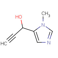 1202769-91-2 1-(3-methylimidazol-4-yl)prop-2-yn-1-ol chemical structure