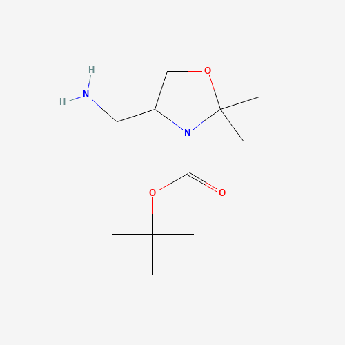842145-60-2 tert-butyl 4-(aminomethyl)-2,2-dimethyl-1,3-oxazolidine-3-carboxylate chemical structure