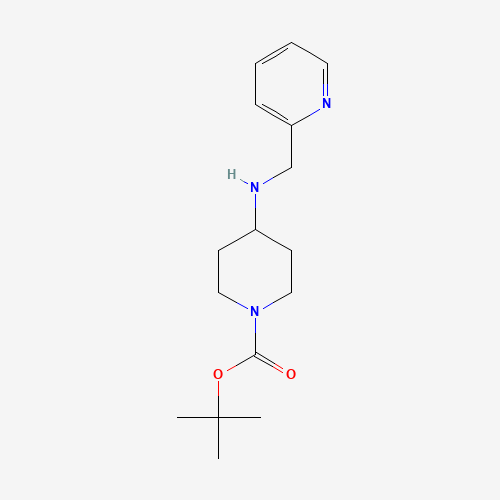 885274-56-6 tert-butyl 4-(pyridin-2-ylmethylamino)piperidine-1-carboxylate chemical structure