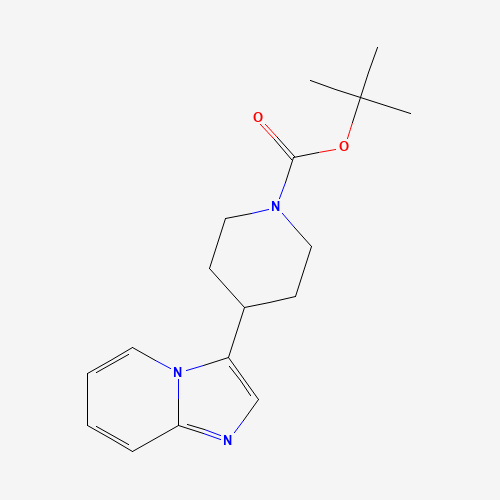 301221-19-2 tert-butyl 4-imidazo[1,2-a]pyridin-3-ylpiperidine-1-carboxylate chemical structure