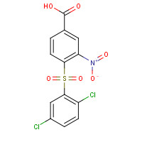 219930-11-7 4-(2,5-dichlorophenyl)sulfonyl-3-nitrobenzoic acid chemical structure