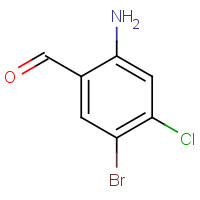 1036757-11-5 2-amino-5-bromo-4-chlorobenzaldehyde chemical structure